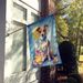 Jack Russell Terrier Happy Birthday House Flag Large Porch Sleeve Pole Decorative Outside Yard Banner Artwork Wall Hanging, Polyester, House Size, Multicolor_maomaolike.com