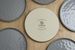 Mars 6 Pieces Salad Plates, 8 Inch Plate Set, Scratch Resistant, Stoneware Dinnerware, Kitchen Modern Rustic Serving Dishes, Dark Gray_maomaolike.com
