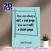 Inspirational Quote Painting Poster, Soft Blue Minimalist Typographic Poster, Uplifting Motivational Wall Decor Suitable For Home Office, Study Room_maomaolike.com
