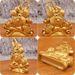 Gold-plated Fortune Gourd For Prosperity, Office Entrance, Wine Cabinet, Home Feng Shui Ornament, Metal Craft_maomaolike.com