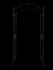 Metal Garden Arch Garden Arbor Trellis Climbing Plants Support Arch Outdoor Arch Wedding Arch Party Events Archway Black_maomaolike.com