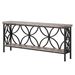 2-Tier Console Table, Industrial Sofa Table Behind Couch_maomaolike.com