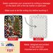Weimaraner And Santa Claus Porcelain Ornament Christmas Tree Hanging Decorations For Home Christmas Holiday, Rectangle, Gift, Multicolor_maomaolike.com