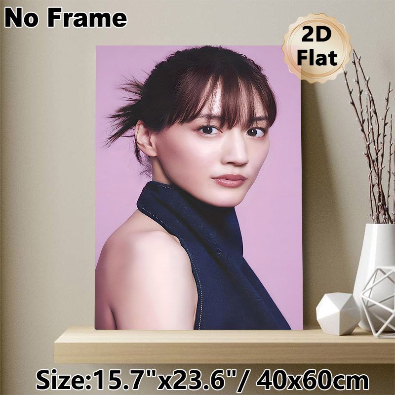 Elegant Female Portrait Painting Poster, Soft-toned Gentle Woman Portrait Poster, Serene Refined Visual Ideal For Bedroom, Living Room Wall Decor_maomaolike.com