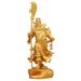 gold God Of Wealth Exquisite Carving Office Decoration Alloy Figurine Indoor Metal Craft Guan Gong_maomaolike.com