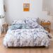 Home Garden Marble Pattern Printed Quilt Cover Bed Sheet Three Or Four Piece Set Full Size_maomaolike.com