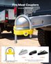 Trailer Hitch Lock Kit, Fits For 1-7/8 In, 2 In, 2-5/16 In Couplers, Heavy-Duty Anti-Theft Trailer Ball Lock With Keys, Prying-Resistant, Adjustable Height Design For RVs, Boats, Trailers_maomaolike.com