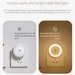 Control Sensor Plug-in Bedroom LED Bedside Night Light Children's Sleeping Wall Lamp Energy-saving_maomaolike.com
