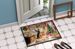 Yorkshire Terrier Yorkie Christmas Cookies Doormat Front Door Mat Indoor Outdoor Rugs For Entryway, Non Slip Washable Low Pile, 24H X 36W_maomaolike.com