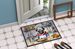 Pug The Chef Doormat Front Door Mat Indoor Outdoor Rugs For Entryway, Non Slip Washable Low Pile, 24H X 36W_maomaolike.com