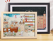1000 Piece Puzzle 70x50*75 One Thousand Five Hundred Pieces 2000 Empty Wall Hanging Frame Crayon Shin-chan_maomaolike.com