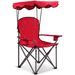 Portable Folding Beach Canopy Chair With Cup Holders For Beach, Picnic, Fishing And Football Games_maomaolike.com