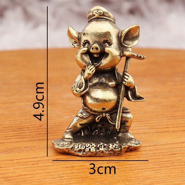 Brass Tang Monk And His Disciples Figurine Journey To West Sun Wukong Return Of The Great Sage Piglet Decoration Collectible Handh_maomaolike.com