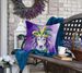 Borzoi King Of Mardi Gras Throw Pillow Machine Washable, Indoor Outdoor Decorative Pillow For Couch, Bed Or Patio, 18Hx18W_maomaolike.com