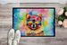 Pomeranian Hippie Dawg Doormat Front Door Mat Indoor Outdoor Rugs For Entryway, Non Slip Washable Low Pile, 24H X 36W_maomaolike.com