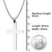 Fashion Stainless Steel Cross Pendant For Women Men Link Chain Charm Necklace Cool Boys Girls Punk Hip Hop Jewelry Gift_maomaolike.com
