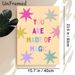 You Are Made Of Magic Inspirational Painting Poster, Pastel-colored Polka Dot Star Pattern Poster, Uplifting Quote Decor To Boost Mood Ideal For_maomaolike.com