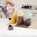 Household Rice Container 2kg Grain Box Kitchen Moisture-Proof Insect-Proof Flour Storage Bin Sealed Jar_maomaolike.com