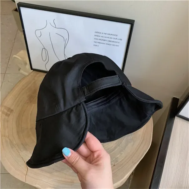 Hot Sale Bucket Hat Foldable Sunshade Sun Hats for Women Ladies Korean Round Top Fisherman Big Brim Sunshad Cap Adjustable Sunhat_maomaolike.com