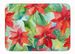 Poinsettias In Watercolor Memory Foam Kitchen Mat Machine Washable Anti-Fatigue Mat Cushion Comfort Bath Mat Or Kitchen Rug_maomaolike.com