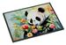 Panda Doormat Front Door Mat Indoor Outdoor Rugs For Entryway, Non Slip Washable Low Pile, 24H X 36W_maomaolike.com