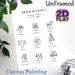 Wedding Order Of Events Painting Poster, Minimalist Hand-drawn Black & White Poster, Clear Wedding Event Timeline Layout, Ideal For Wedding Venue And_maomaolike.com