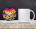 Colorful Scabiosa Large Sandstone Coasters Pack Of 4 Absorbent Round Coasters Decor Gifts For Men Or Women, 4 In, Multicolor_maomaolike.com
