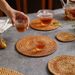 Handmade Rattan Heat Insulation Tea Household Dining Plate Bowl Casserole Cup Anti-scald Table Mat_maomaolike.com