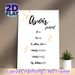French Verb Conjugation Painting Poster, Minimalist Handwritten Style Poster, Clear "avoir" Present Tense Conjugation Guide, Practical For French_maomaolike.com