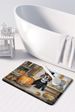 Beagle Fall Kitchen Pumpkins Memory Foam Kitchen Mat Machine Washable Anti-Fatigue Mat Cushion Comfort Bath Mat Or Kitchen Rug_maomaolike.com