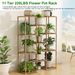 Multi-tier Wooden Plant Stand 11 Potted Flower Display Shelf Rack Vase Holder For Patio Balcony Garden_maomaolike.com