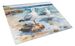 Gulls Scavenging Glass Cutting Board Decorative Tempered Glass Kitchen Cutting And Serving Board Large Size Chopping Board_maomaolike.com