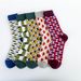 Unisex new style British style gentleman fashion socks casual happy socks geometric pattern style_maomaolike.com