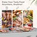 Portable Charcoal Grill, Stainless Steel Folding Outdoor BBQ Grill For Backyard Cooking, Camping, Picnic, Party, Tailgating And Travel With Pan, Grill Rack, Shelves, Hooks_maomaolike.com