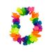 Colorful Tropical Dance Flower Necklace Bracelets Headband For Luau Party Summer Beach Decoration 60*60cm 24Pcs_maomaolike.com