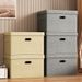 Cotton Linen Large Capacity Foldable Thickened Fabric Storage Bin Multifunctional Covered Extra Thick Clothing Organizer_maomaolike.com