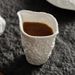 Rock Pattern Steak White Ceramic Jug Sauce Coffee Small Pot Milk Jar Mixing Cup_maomaolike.com