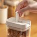 Kitchen Food-Grade Material Grain Sealed Plastic Container Moisture-Proof Storage Box Milk Powder Jar Five Grains_maomaolike.com