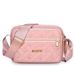 Quilted Crossbody Bags For Women - Oxford Cloth Multi-Layer Shoulder Handbag With Wide Strap -Casual Embroidery Business Bag_maomaolike.com