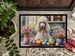 Decorating Easter White Poodle Doormat Front Door Mat Indoor Outdoor Rugs For Entryway, Non Slip Washable Low Pile, 24H X 36W_maomaolike.com