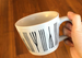 American Style Hand-Pour Coffee High-Value Ceramic Mug Beautiful Household Large Diameter Hand-Pinch Textured Water Cup_maomaolike.com