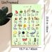 German Alphabet Painting Poster, Watercolor-style Illustrated German Alphabet Poster, Educational Visual Guide With Matching Themed Objects For Study_maomaolike.com