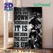 Motivational Dirt Bike Painting Poster, Monochrome Rainy Track Rider Poster, Inspirational Quote Design Ideal For Garage, Man Cave Or Living Room_maomaolike.com