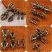 Brass Six-Word Mantra Vajra Large Small Collectible Plaything Ornament Tibetan Ritual Tool Copperware Wholesale_maomaolike.com