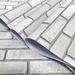 45cm*2000cm White Brick Peel And Stick Wallpaper, Realistic 3D Faux Brick Waterproof Self Adhesive Wall Covering For Bedroom Living Room Kitchen_maomaolike.com