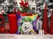 Samoyed King Of Mardi Gras Throw Pillow Machine Washable, Indoor Outdoor Decorative Pillow For Couch, Bed Or Patio, 18Hx18W_maomaolike.com