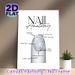 Nail Anatomy Painting Poster, Sleek Clear Nail Structure Diagram Poster, Informative Nail Anatomy Guide Ideal For Nail Salon, Beauty Studio_maomaolike.com