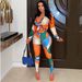 Women's clothing supply sexy printed fashion suit pants_maomaolike.com