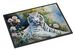 White Tiger Doormat Front Door Mat Indoor Outdoor Rugs For Entryway, Non Slip Washable Low Pile, 24H X 36W_maomaolike.com