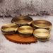Brass Round Chinese Retro Ornament Home Indoor Incense Burner Treasure Basin Base Landscape Qilin Style_maomaolike.com